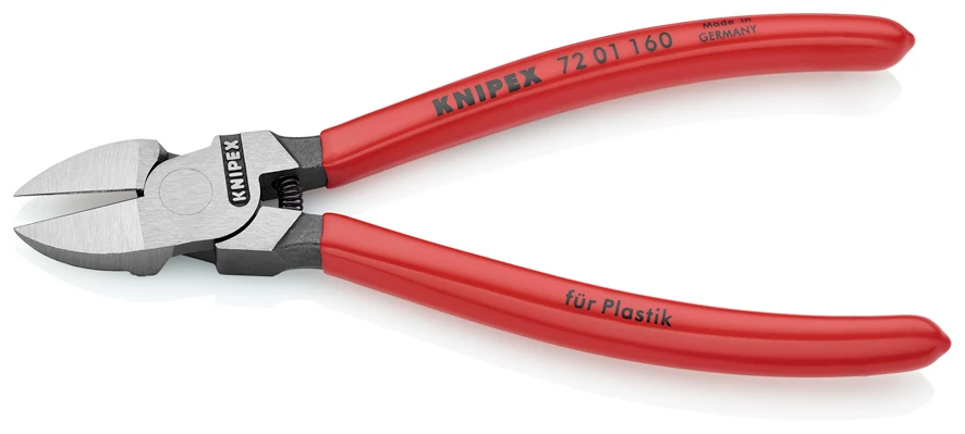 Knipex 72 01 160 Diagonal Flush Cut Side Cutter Pliers 160mm - Image 2