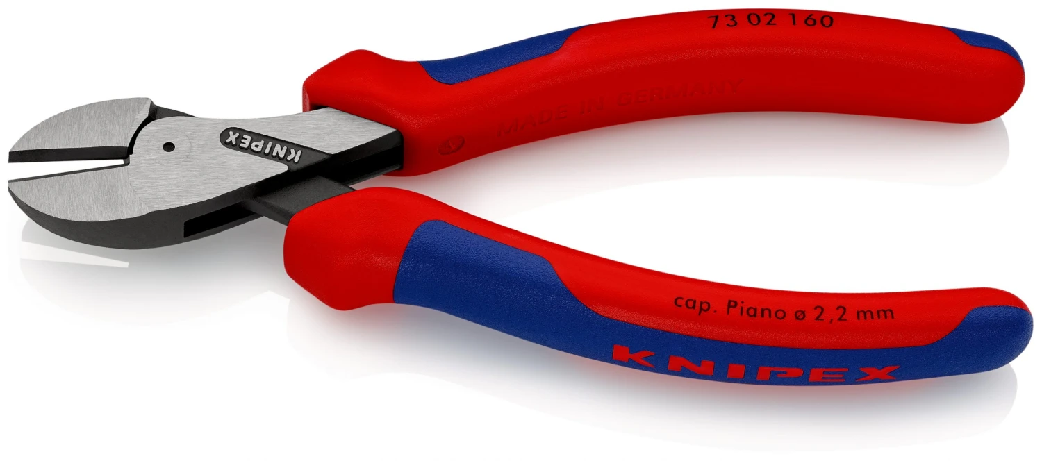 Knipex 73 02 160 X-CutĀ® Side Cutters Diagonal Cutting Pliers 160mm - Image 4