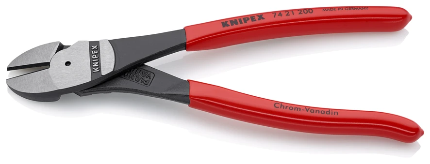 Knipex 74 21 200 High Leverage Diagonal Side Cutter Plier 200mm - Image 2