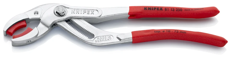 Knipex 81 13 250 Soft Jaw Push Button Waterpump Slip Joint Pliers 250mm (75mm Capacity) - Image 2