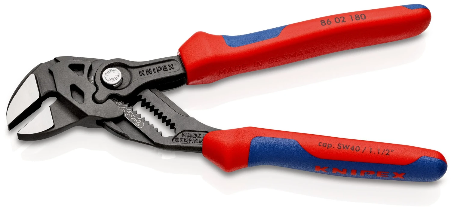 Knipex 86 02 180 Lock Button Waterpump Pliers 180mm (40mm Capacity) - Image 3