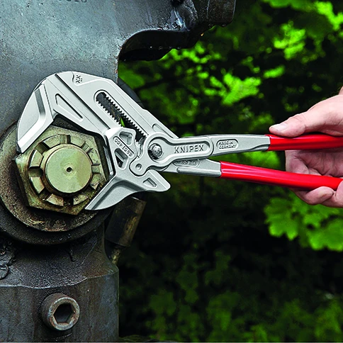 Knipex 86 03 400 Lock Button Waterpump Slip Joint Pliers Wrench PVC Grip 400mm (85mm Capacity) - Image 5