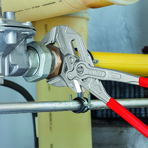 Knipex 86 03 400 Lock Button Waterpump Slip Joint Pliers Wrench PVC Grip 400mm (85mm Capacity) - Image 4