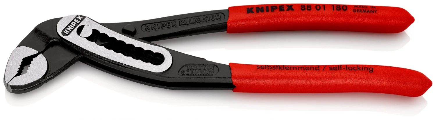 Knipex 88 01 180 AlligatorĀ® Self Locking Waterpump Pliers 180mm (36mm Capacity) - Image 3