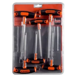 Bahco 903T-2 6 Piece T-Handle Torx Key Set T10-T40