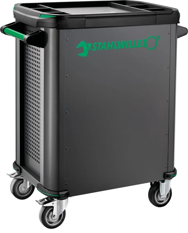 Stahlwille 93/6A TTS93 6 Drawer Mobile Roller Cabinet - Black - Image 2