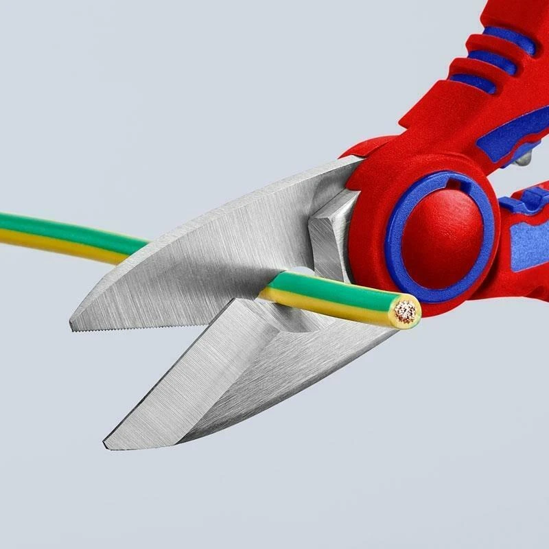 Knipex 95 05 10 SB Electricians Scissors Wire Cable Cutters / Shears + Clip - Image 2