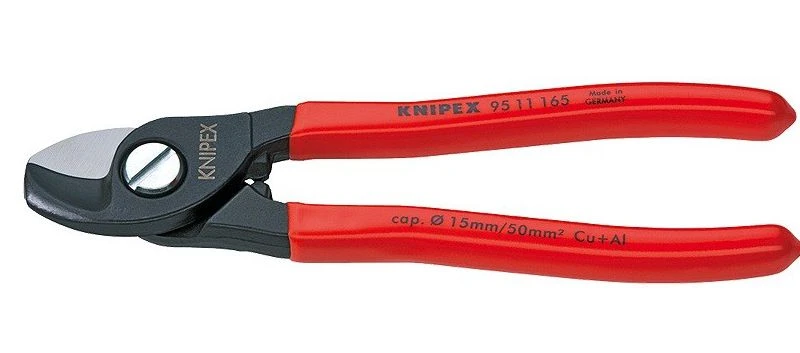 Knipex 95 11 165 SB Cable Cutters PVC Grip 165mm (6.1/4in)