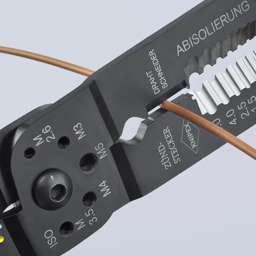 Knipex 97 21 215 Crimping Pliers For Insulated Terminals & Plug Connectors - Image 4