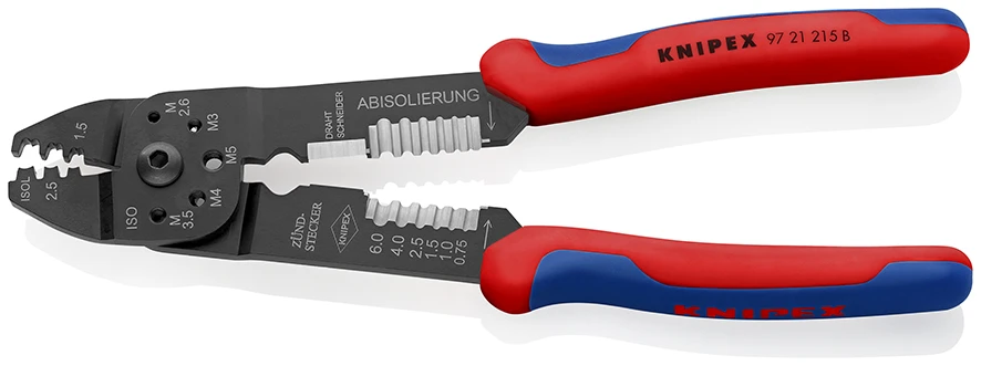 Knipex 97 21 215 Crimping Pliers For Insulated Terminals & Plug Connectors - Image 2