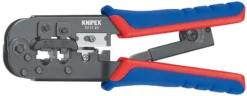 Knipex 97 51 10 Crimping Pliers For RJ11/12 RJ45 Western Plugs
