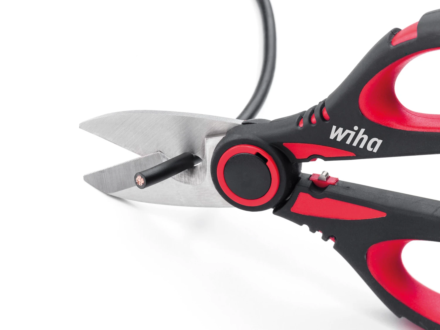 Wiha 41923 Electrician's Universal Scissors With Crimp Function 160mm (6in) - Image 3