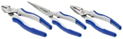 Expert By Facom E080816 3 Piece Pliers Set - Combination, Long Nose &amp; Snips
