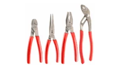 Facom GJP.A1 4 Piece Professional Plier Set, Combination, Long Nose, Snips &amp; Multi-grip Pliers