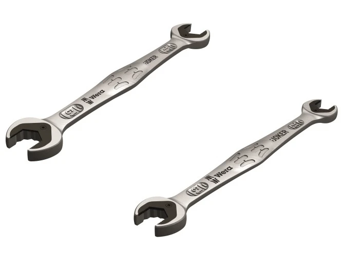 Wera JOKER 2 Piece Double Open End Spanner Set 10x13mm & 17x19mm - Image 3