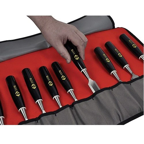 CK Magma MA2719 Empty 9 Piece Chisel Roll - Image 2