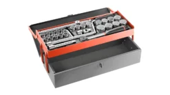 Facom S.442EP 1/2" Drive 28 Piece Metric Socket Set In A Metal Tool Box