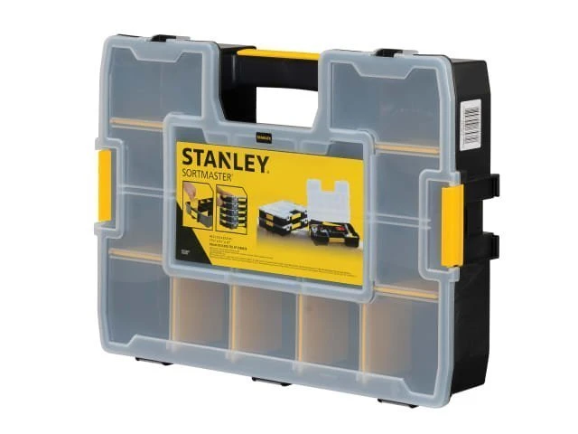 Stanley 1-94-745 Sortmaster Junior Stackable Parts Storage Organiser For Screws Etc