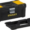 Stanley STST1-75515 Essential 12.5" Toolbox With Organiser Top, Metal Latch. Tool Box