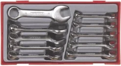 Teng TT6010M Metric Stubby Spanner Set In Tool Box Module Tray