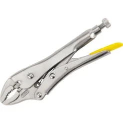 Stanley 0-84-809 Locking Pliers 225mm (9") Curved Jaw - Mole Grips