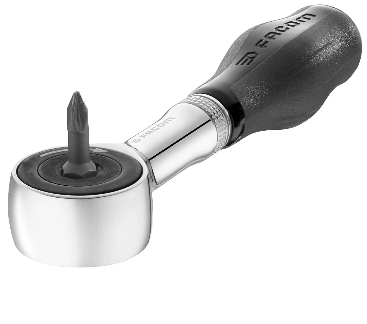 Facom R.PE360 Rotator Twist Handle 1/4" Screwdriver Bit Holding Ratchet - Image 3